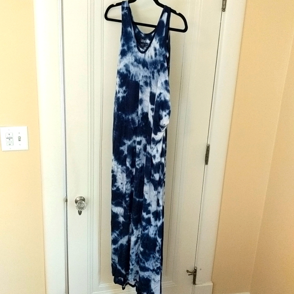 Latched Mama tie dye dress